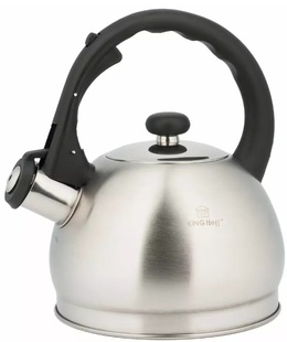 Tējkanna ar svilpi ar fiksētu rokturi 1,8 l Kinghoff KH 373 KH 3773  Hover