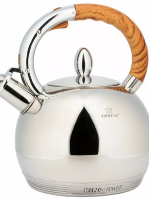Kinghoff tradicionālā tējkanna 3L, sudraba krāsā, KH 3778  Hover
