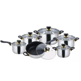 Katli, 12 priekšmetu komplekts, tērauds, Ø16/16/18/20/24/24cm Kinghoff KH 4441