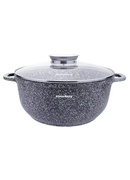 Alumīnija katls, pelēks marmors Ø28x12,5 cm, 6,8 l Klausberg, KB 7524