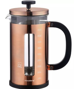 Kafijas/tējas prese, vara krāsā, 1L, Klausberg, KB 7740  Hover