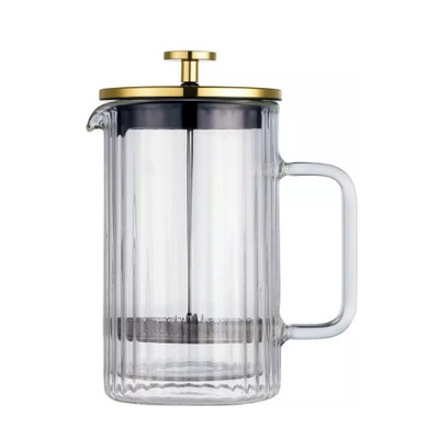 Virzuļa tipa kafijas/tējas pagatavotājs, stikla, 0,60 L, Klausberg, KB 7760