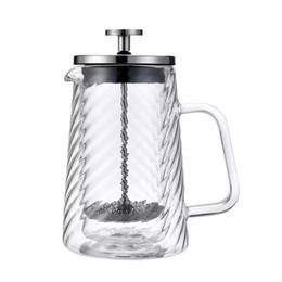 Virzuļa tipa kafijas/tējas pagatavotājs, stikla, 0,35 L, Klausberg, KB 7762