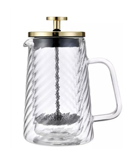 Virzuļa tipa kafijas/tējas pagatavotājs, stikla, 0,35 L, Klausberg, KB 7765  Hover