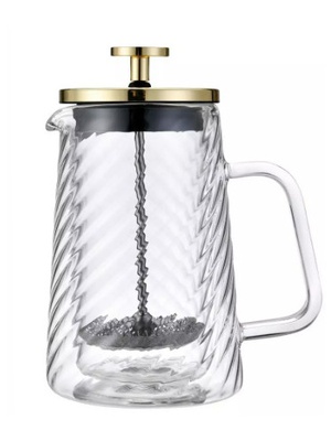 Virzuļa tipa kafijas/tējas pagatavotājs, stikla, 0,35 L, Klausberg, KB 7765  Hover