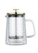 Virzuļa tipa kafijas/tējas pagatavotājs, stikla, 0,60 L, Klausberg, KB 7766