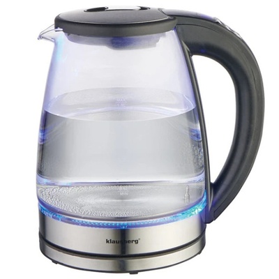 Elektriskā tējkanna Klausberg KB 7887 ar temperatūras displeju 1.8L  jauda 2200W
