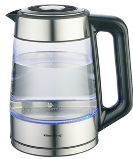 Elektriskā tējkanna Klausberg KB 7888 digitālais temperatūras displejs 1.7L jauda 2200W  Hover
