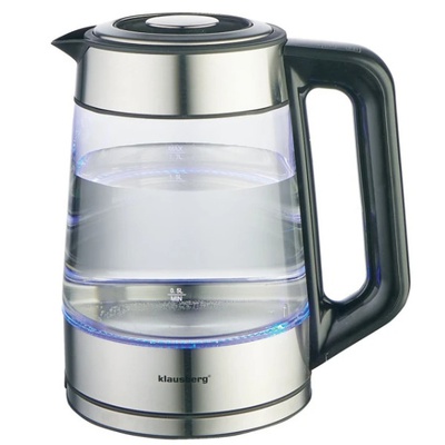 Elektriskā tējkanna Klausberg KB 7888 digitālais temperatūras displejs 1.7L jauda 2200W