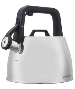 Tradicionāla tējkanna 2,5 l, sudraba krāsā, Klausberg, KB 7914  Hover