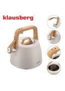 Tradicionāla tējkanna 2,5 l, meringa krāsā, Klausberg, KB 7917 Hover