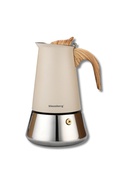 Espresso kafijas kanna, nerūsējošais tērauds, 6 tasēm, melna/sudraba, Klausberg, KB 7995