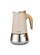 Espresso kafijas kanna, nerūsējošais tērauds, 9 tasēm, melna/sudraba, Klausberg, KB 7996
