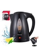 Elektriskā tējkanna, 1.2 L, melna, 900–1100 W, KB 9001, Klausberg Hover