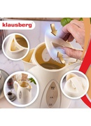 Elektriskā tējkanna, 1.2 L, krēmkrāsas, 900–1100 W, KB 9002, Klausberg Hover