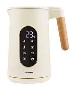 Elektriskā tējkanna, 1.7L, 2200W, bēša/rozā zelta, Klausberg, KB 9005  Hover