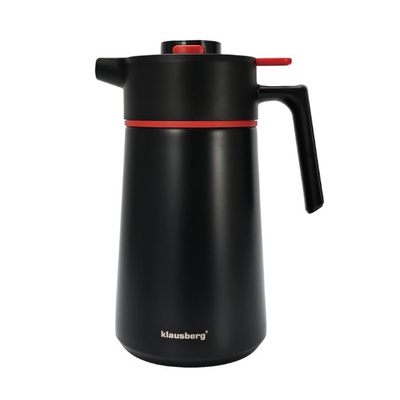 Termoss, 2,5 l, melns, Klausberg, KB 9013. Liela ietilpība 2,5 l. Lieliski piemērots sanāksmēm, konf