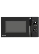 Mikroviļņu krāsns Toshiba MW MM20PBK, 20 L, ar mehānisko vadību, 800 W jaudu