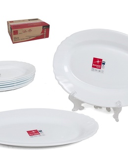 Ovāls šķīvis 22 cm, 1,5 x 15,5 x 22,5 cm, BORMIOLI ROCCO 8411712238544  Hover