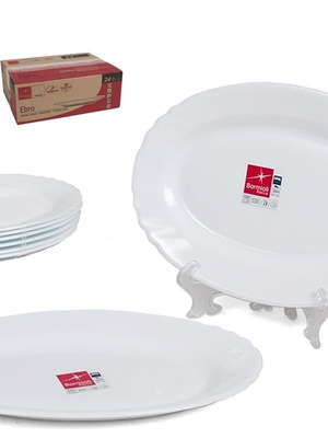 Ovāls šķīvis 22 cm, 1,5 x 15,5 x 22,5 cm, BORMIOLI ROCCO 8411712238544  Hover
