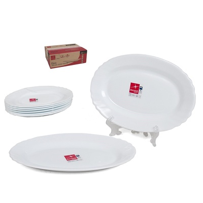 Ovāls šķīvis 22 cm, 1,5 x 15,5 x 22,5 cm, BORMIOLI ROCCO 8411712238544