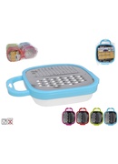 Daudzfunkcionāla rīve ar plastmasas trauku, 5 × 15 × 18 cm, KITCHEN&GO 8430540406642