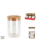Borsilikāta stikla burka 950 ml, 17,5 × 10 × 10 cm, KITCHEN&GO 8430540911085