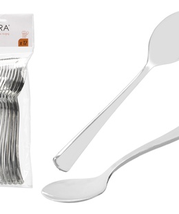 Komplekts 12 plastmasas sudraba karotes, 24×9.5×3.5 cm, 10681, Kinvara  Hover