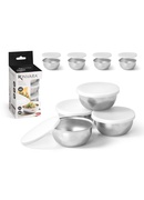 Bļodu komplekts ar vākiem, 3 gab., 130 ml, 21.5×9×9 cm, 11523, Kinvara