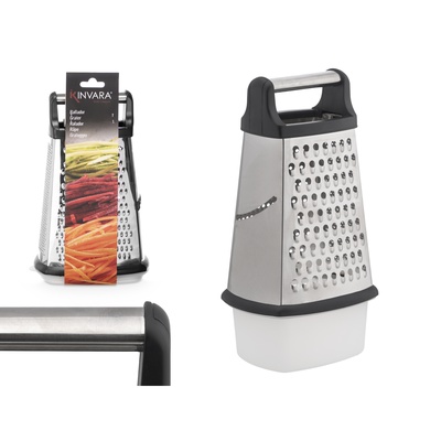 Tērauda rīve, melna, liels mērtrauks, 26×16.5×12.5 cm, 13754, Kinvara