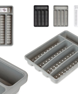 Galda piederumu atvilktnes ieliktnis, 5 nodalījumi, 4.5×22.8×32.4 cm, 30825, Kinvara  Hover