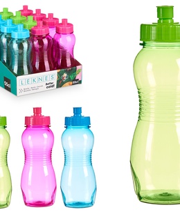Ūdens pudele, 550 ml, 3 krāsas, 21×7.5×6.5 cm, 47311, Leknes  Hover