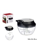 Manuālais smalcinātājs, tērauda vāks, 3 asmeņi, 10×13.5×12 cm, 86986, Kinvara