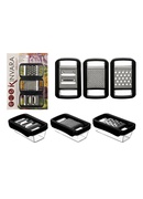 3 rīvju komplekts ar mazu konteineru, 23.5×17×3.5 cm, 92604, Kinvara