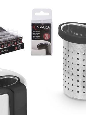 Tējas sietiņš, melns, 9×4×4 cm, 93580, Kinvara  Hover