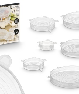 Komplekts 6 silikona vāki, 5×19×19 cm, 93582, Kinvara  Hover