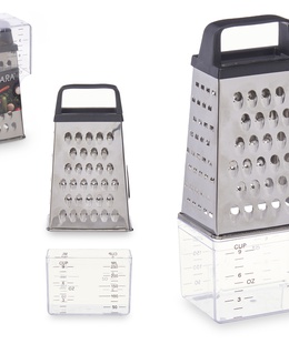 Tērauda rīve ar mērtrauku, melna, 15×9×6.7 cm, 95032, Kinvara  Hover