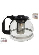 Stikla tējkanna ar filtru 1600 ml, 14,5 x 20 x 15,5 cm, KITCHEN&GO 8445393048376