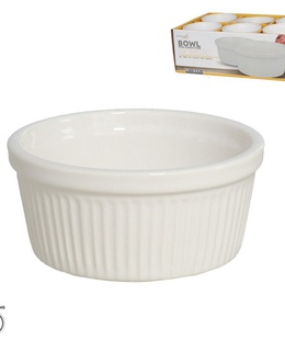 Bļoda no rūdīta porcelāna, 3,5 x 8 x 8 cm, KITCHEN&GO 8445393103389  Hover