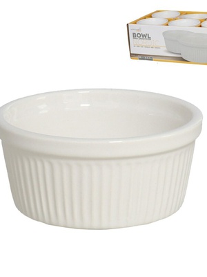 Bļoda no rūdīta porcelāna, 3,5 x 8 x 8 cm, KITCHEN&GO 8445393103389  Hover