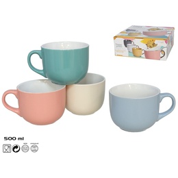 Liela akmensmasas krūze 500 ml Luna, 8,5 x 14,5 x 11 cm, KITCHEN&GO 8445393138190
