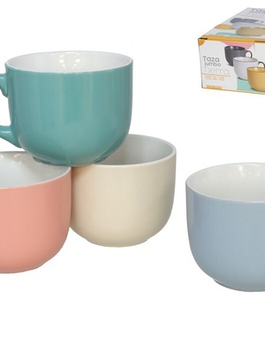 Liela akmensmasas krūze 500 ml Luna, 8,5 x 14,5 x 11 cm, KITCHEN&GO 8445393138190  Hover