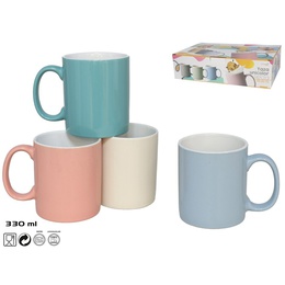 Akmensmasas krūze 330 ml Luna, 9,5 x 12,5 x 8,5 cm, KITCHEN&GO 8445393138206