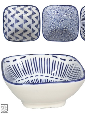 Kvadrātveida bļoda, 5 x 11 x 11 cm, KITCHEN&GO 8445393186559  Hover