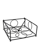 Salvešu gredzens melns 18,5 x 19 x 8 cm, KITCHEN&GO 8445393201344
