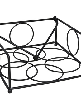 Salvešu gredzens melns 18,5 x 19 x 8 cm, KITCHEN&GO 8445393201344  Hover