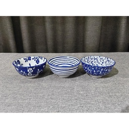 Porcelāna bļoda, 3 dizaini, 5,5 x 11,5 x 11,5 cm, KITCHEN&GO 8445393250359