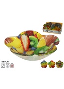 Stikla bļoda, 3 dizaini, 3 x 11,5 x 11,5 cm, KITCHEN&GO 8445393278889