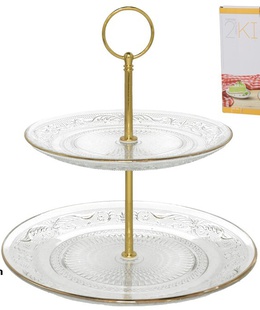 Kūku statīvs, 2 līmeņi, 24 x 23 x 23 cm, KITCHEN&GO 8445393376776  Hover