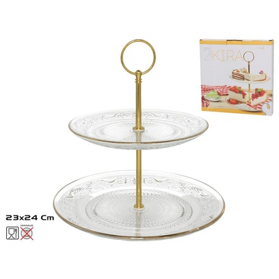 Kūku statīvs, 2 līmeņi, 24 x 23 x 23 cm, KITCHEN&GO 8445393376776